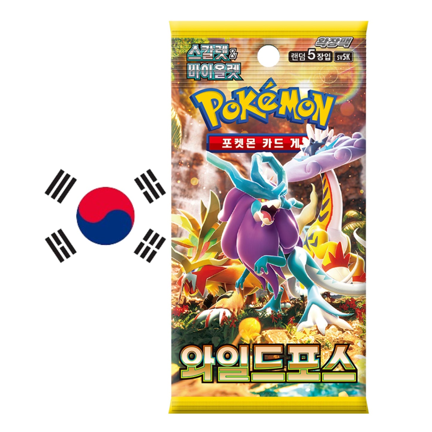 Wild Force sv5K Pokemon Booster KOR